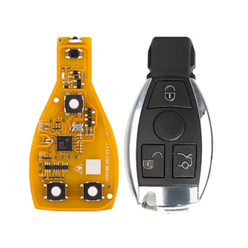 

Xhorse VVDI BE key Pro For Benz Yellow Color Verion No Points With 3 Button Shell