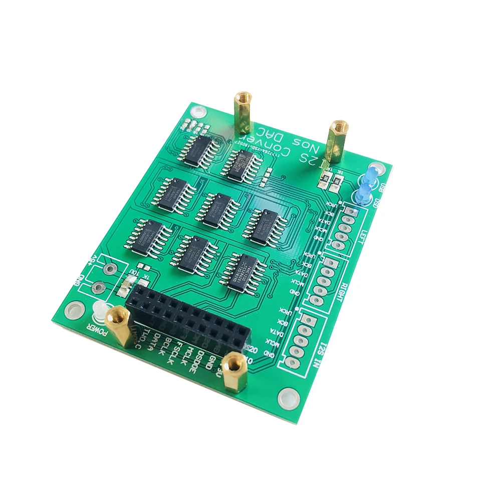 Nvarcher-nos Dac Formato I2s Decodificador Decodificador Shifter Board I2s Conversão de Dados Esquerda Direita para Xmos Usb