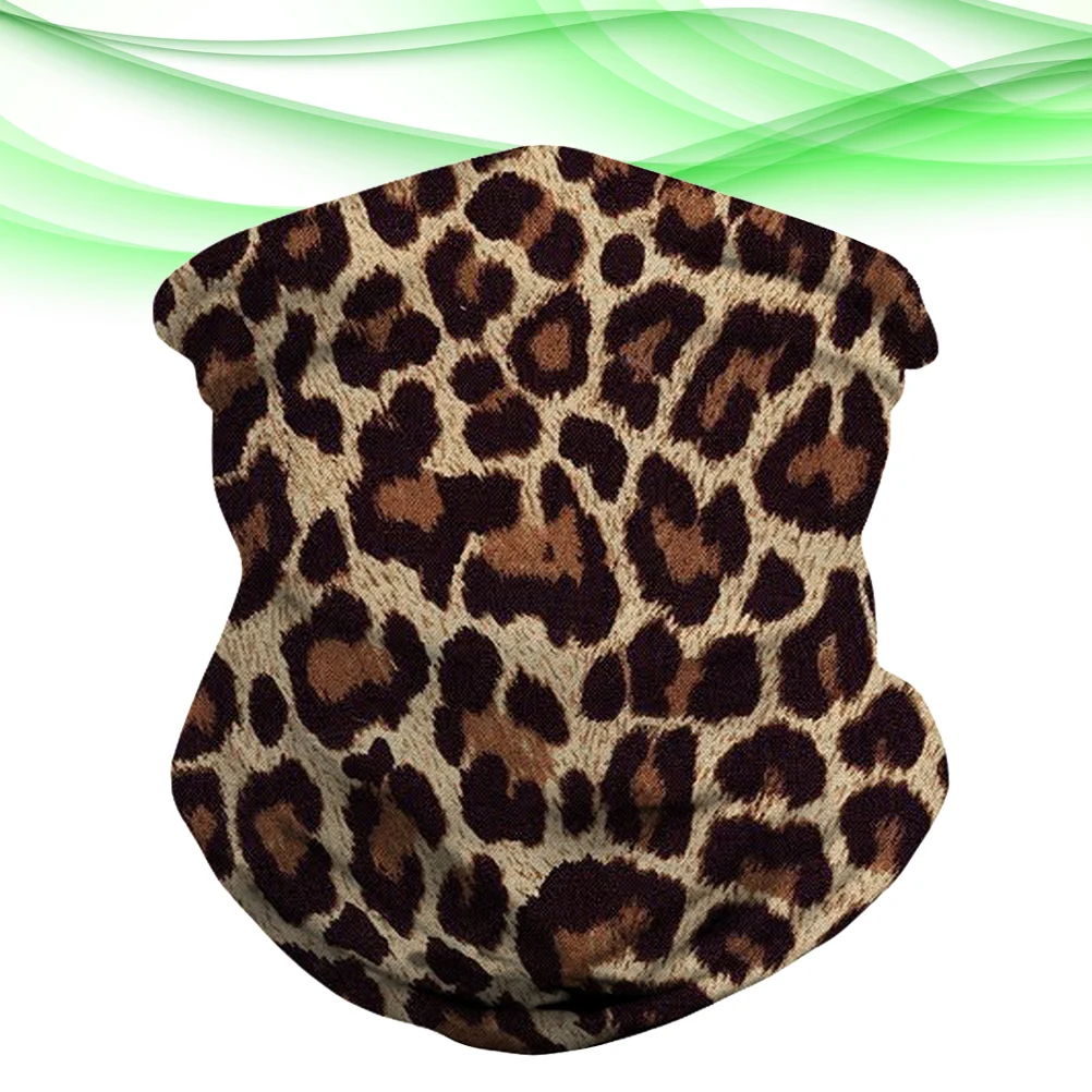 

Protective Mask Windproof Scarf 3D Printed Headscarf Tiara Washcloth Neck Cover Face