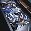 Anime Girl Desk Mat Mousepad Purple Cartoon Genshin Impact Furina Gamer Cabinet Mouse Pad Rubber Non-slip Laptop Kawaii Carpet 3