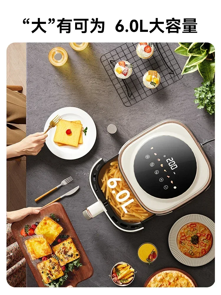 Household Air Fryer Intelligent LCD Touch Screen, Multifunctional, Fully Automatic Oven with Integrated Motor. 3