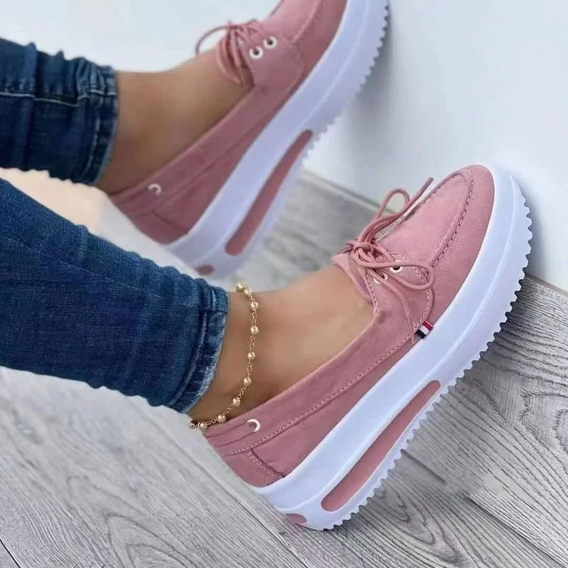 Women Flats Platform Shoes Women Elegant Shoes Woman Spring Casual Flat Shoes Women Non Slip Shoes Zapatillas Mujer