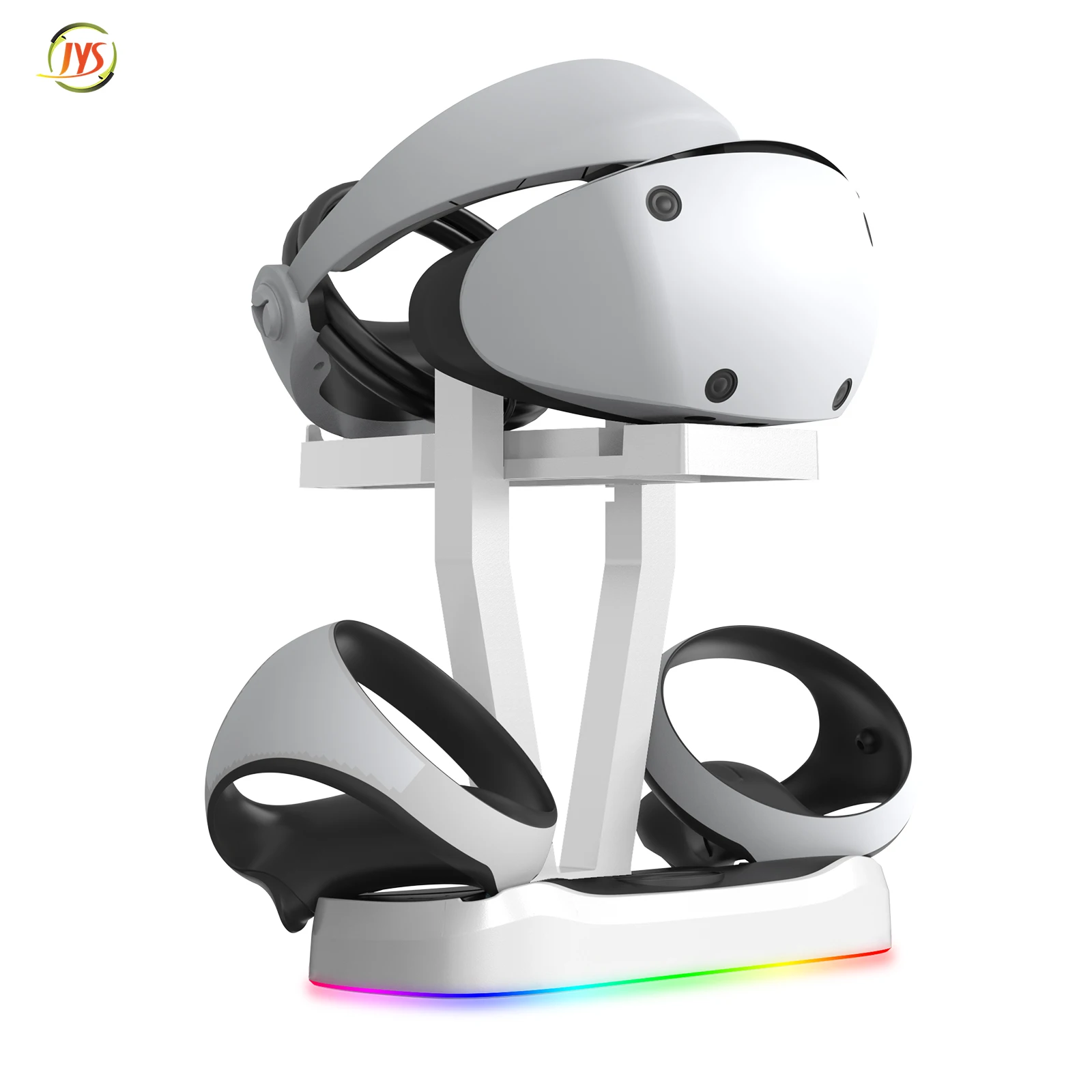 NEW For PS VR2 Dual Controller Magnetic Charging Dock With RGB Light for PS5 VR2 Glasses Console Storage Stand VR Handle Charge