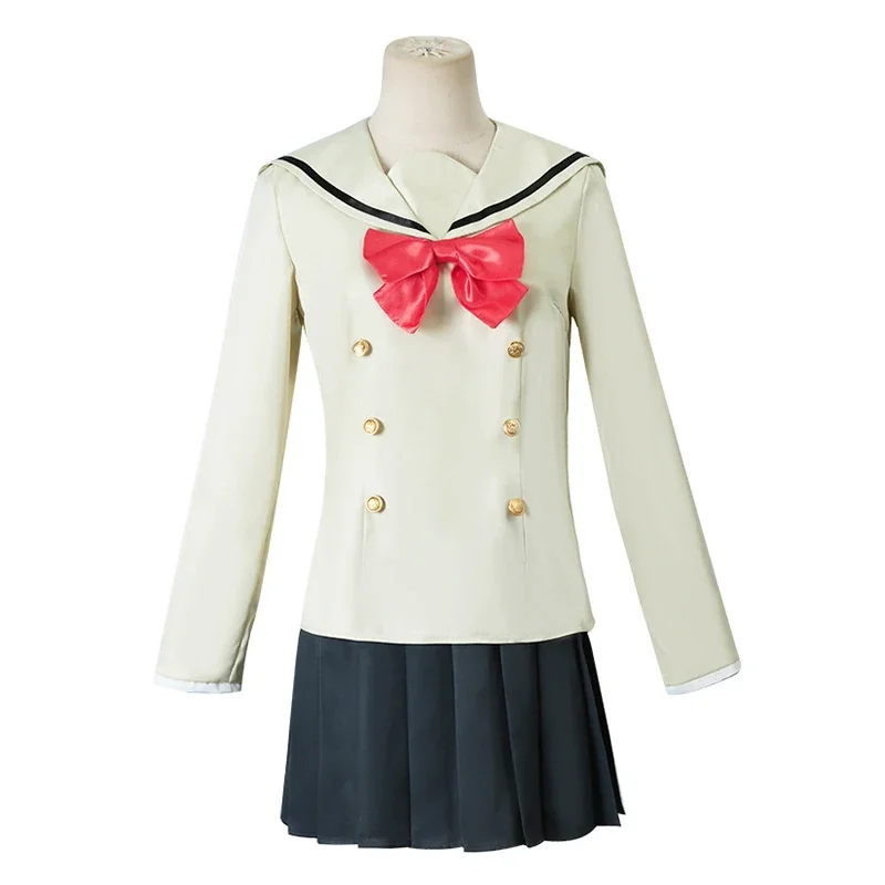 

Anime Bocchi The Rock Ikuyoo Kita Cosplay Clothing JK Uniforms Red Wig Skirt Socks Girls Cos Uniforms