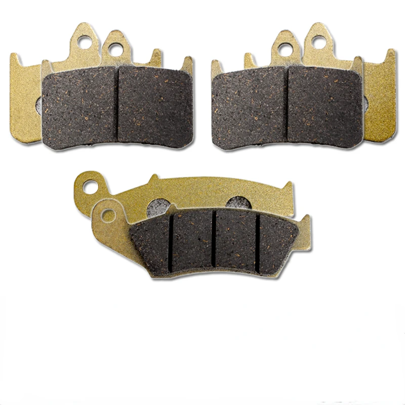 Motorcycle Brake Pads Disks Front Rear For Honda Vfr400 Rvf400 Nc30 Nc35 Vfr Rvf 400 400Cc