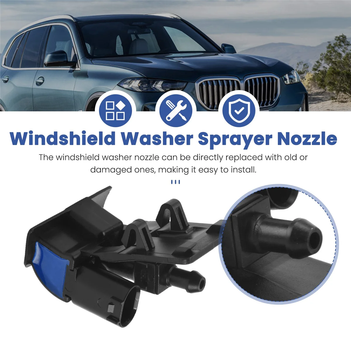 BMW X5 E70 2006 - 2010   ͼ й,    Ʈ 61667161469, 2X ǰ