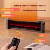 Bedroom 3D Flame Heater Household Electric Fireplaces Heater Indoor Bathroom Winter  Calentador Aire Caliente. 1