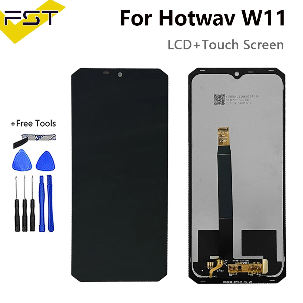 

Черный 6,6 дюймовый для Hotwav W11 ЖК-дисплей для замены Hotwav W 11 LCD