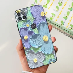 Luxury Painted Soft Silicone TPU Phone Case - Premium Back Cover Bags for Moto G 5G Plus (600)