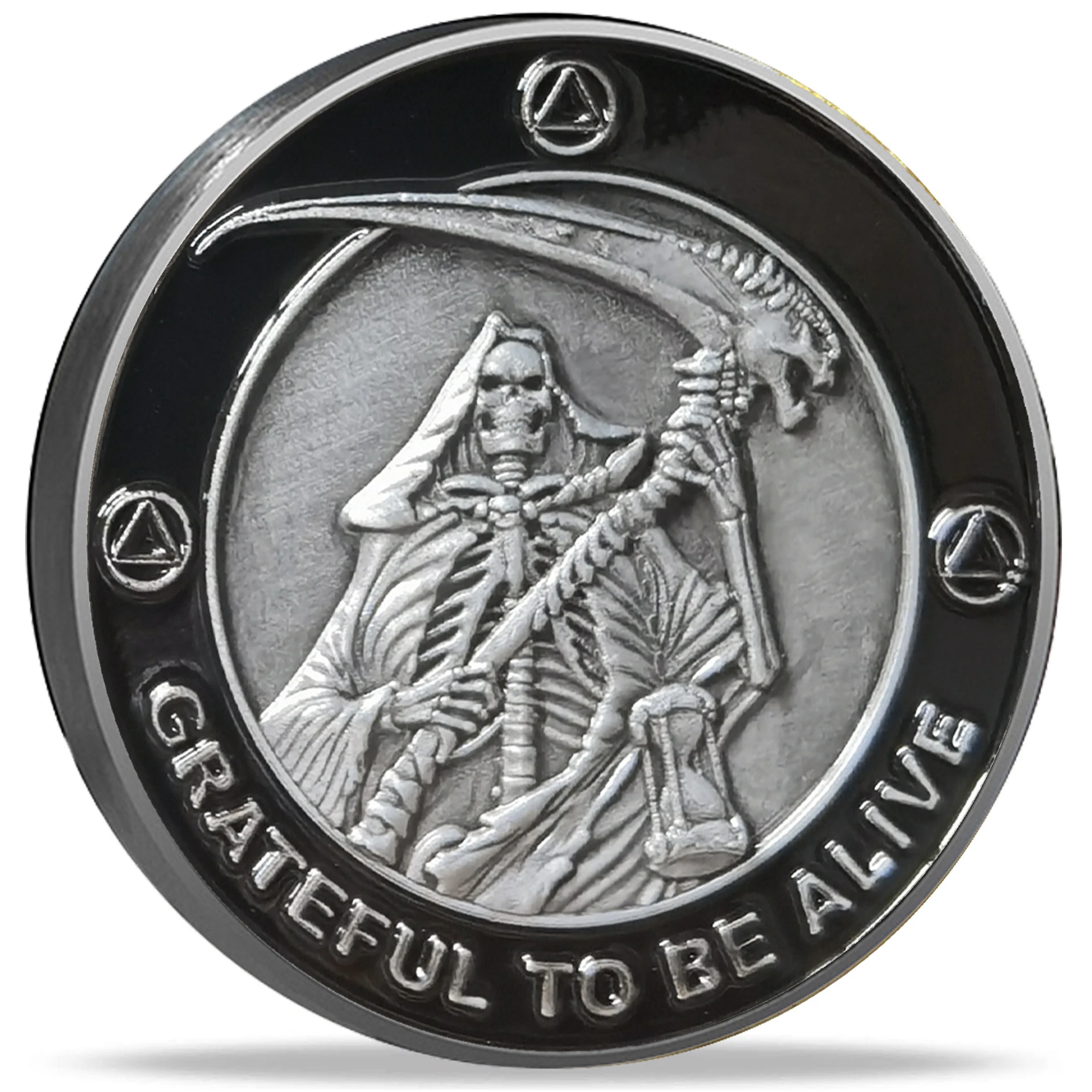 Medaglione Sobrietà NA 1 Anno - Moneta Recupero Dipendenza Narcotici Anonimi