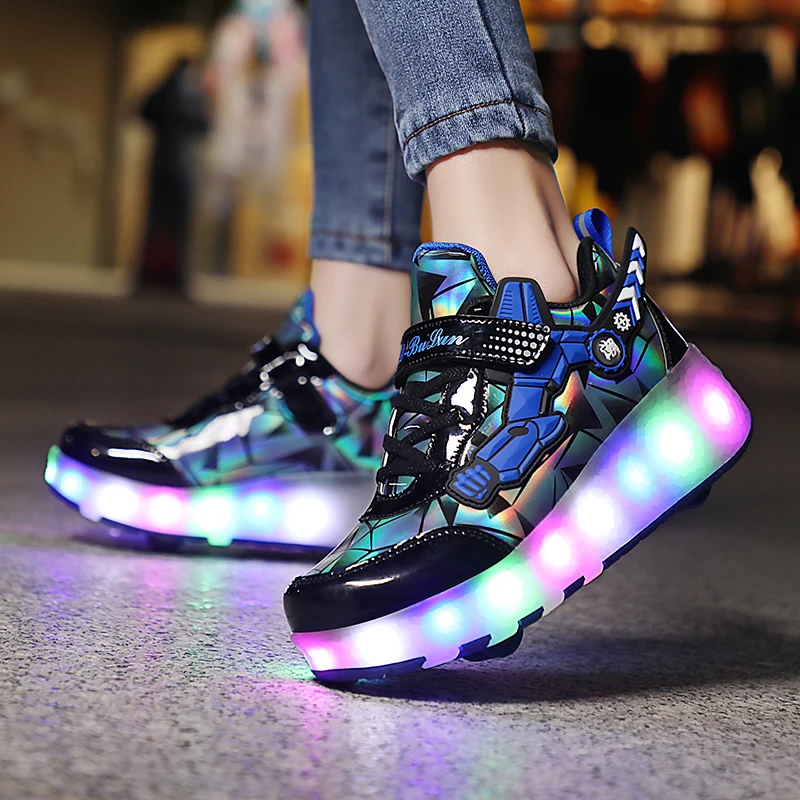 Children's Flash Roller Skates Detachable Wheel Sports Shoes