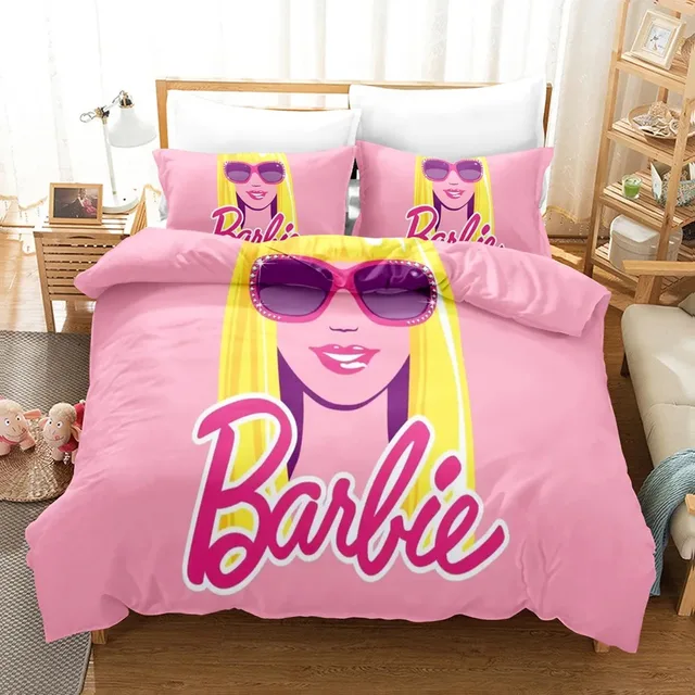 Couette Hiver Lit Simple Barbie Original | 170x260cm Polyester | 4kg Poids