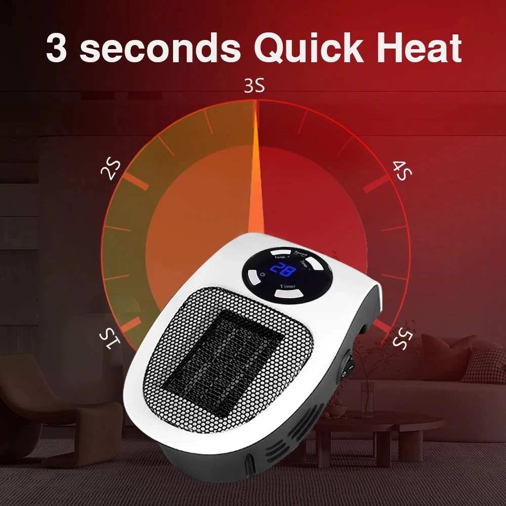 Heater Room Stove Hand Warmer | Portable Plug Wall Heater | Mini Warmer  Wall Plug - 500w - Aliexpress