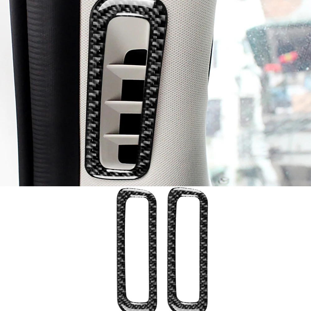 

for Mazda CX-5 CX5 2017 2018 A-Pillar Air Conditioner Outlet Vent Decoration Cover Trim Car Interior Accessories Carbon Fiber