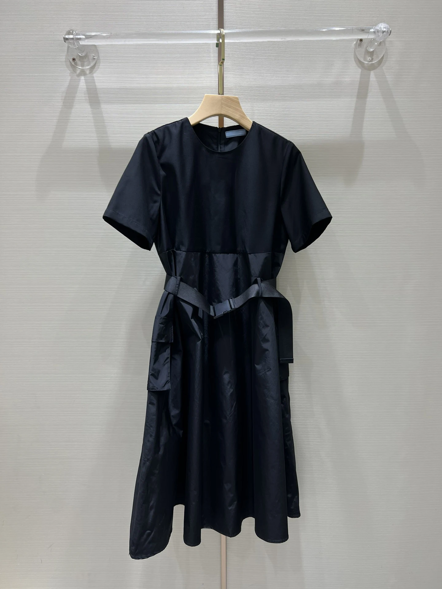 

Summer new design splicing fabric dress! Suit fabric