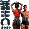 Ab Stimulator Home Office Fitness Workout Equipment ABS Stimulator Muscle Toner Ab Machine Massager Trainer for Abdomen/Arm/Leg