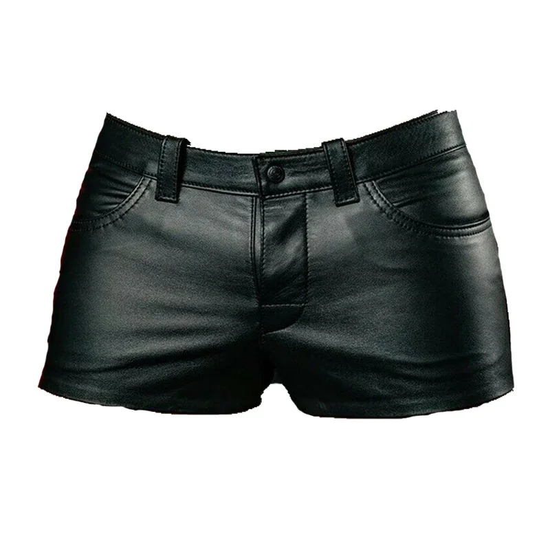 パンツ FCRB SYNTHETIC LEATHER SHORTS M Men Faux Leather Shorts Half Pant Waterproof Stretch Shiny