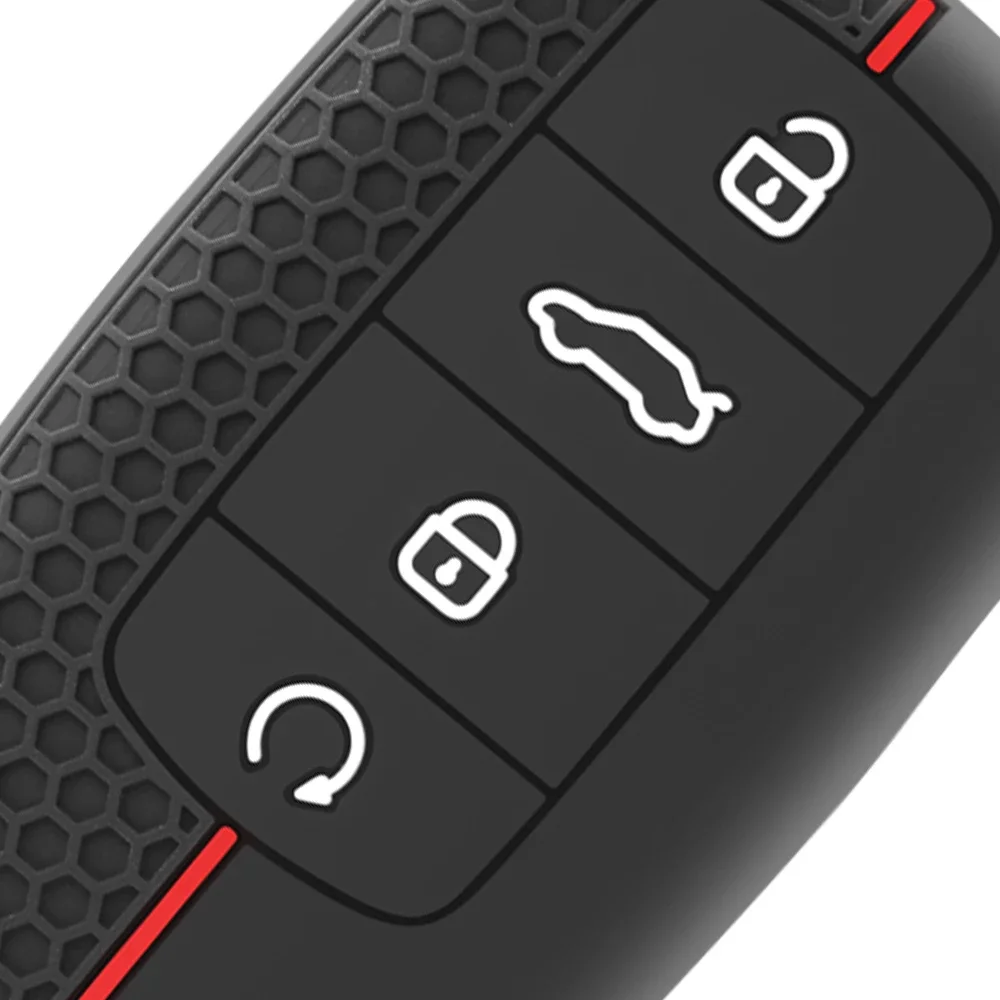 Silicone Fashion Car Key Protector Cover - Stylish Fob Accessories