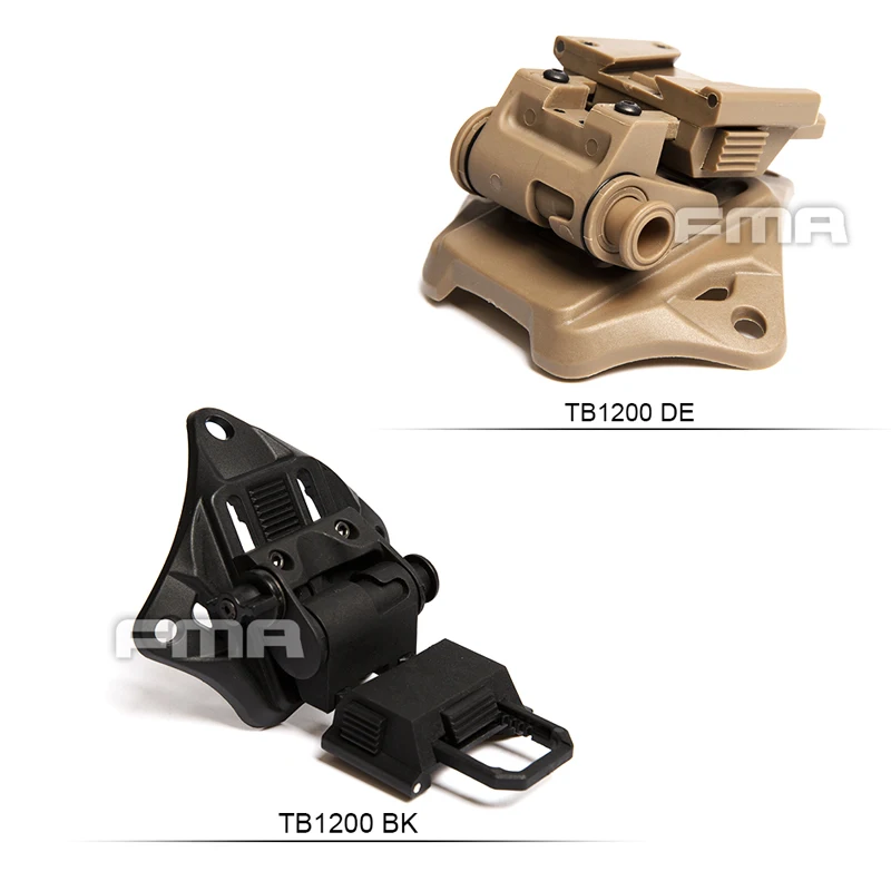 

New FMA L4G19 NVG Mount Plastic Version Helmet Outdoor Tactical Airsoft Hunting Accessories