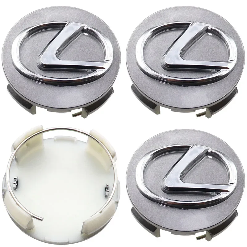 Wheel Hub Caps 4pcs 62mm Lexus