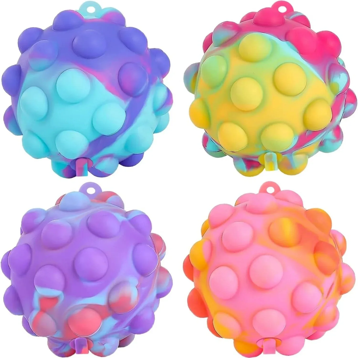 Push Pop Bubble Sensory Fidget Stress Ball For Anxiety Relief_voghion.com