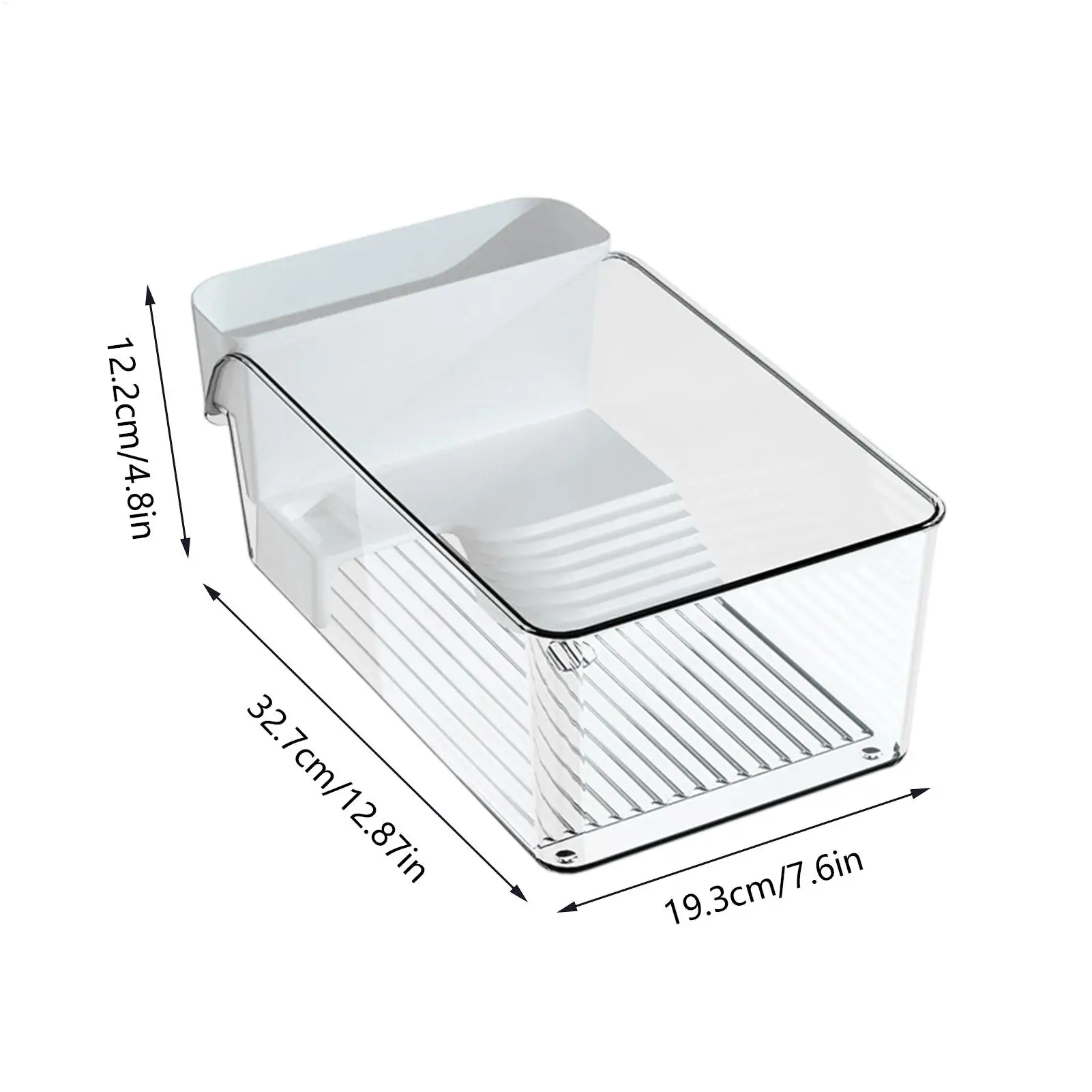 Transparent Turtle Terrarium Turtle Tank Decorative Small Crab Feeding Basking Habitat for Nature Educators Tortoise Terrapin