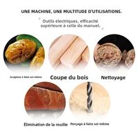 Mini perceuse électrique, graveur, outils rotatifs Dremel, meuleuse de graveur Compatible avec les outils électriques, accessoires, 220V 3