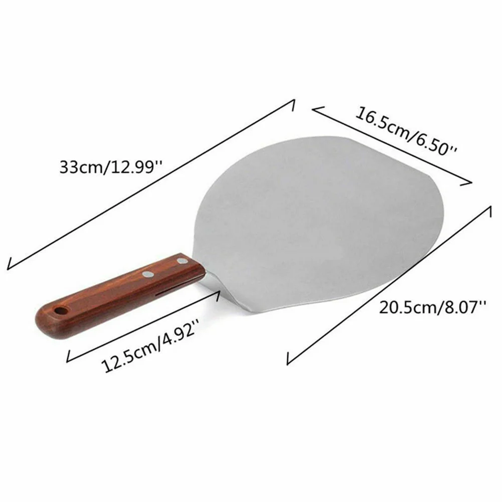 Stainless Steel Pizza Spatula Pie Cake Shovel Pancake Baking Tool For Home Kitchen Mobile Spatula Durable And Healthy