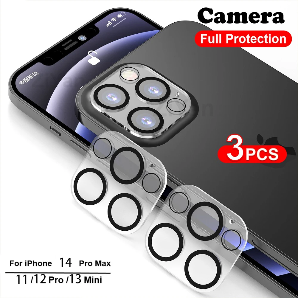 Camera Len Tempered Glass For iPhone 17 Pro Camera Lens Protective Cover iPhone 16 13 12 11 14 15 Pro Max Lens Screen Protectors 2