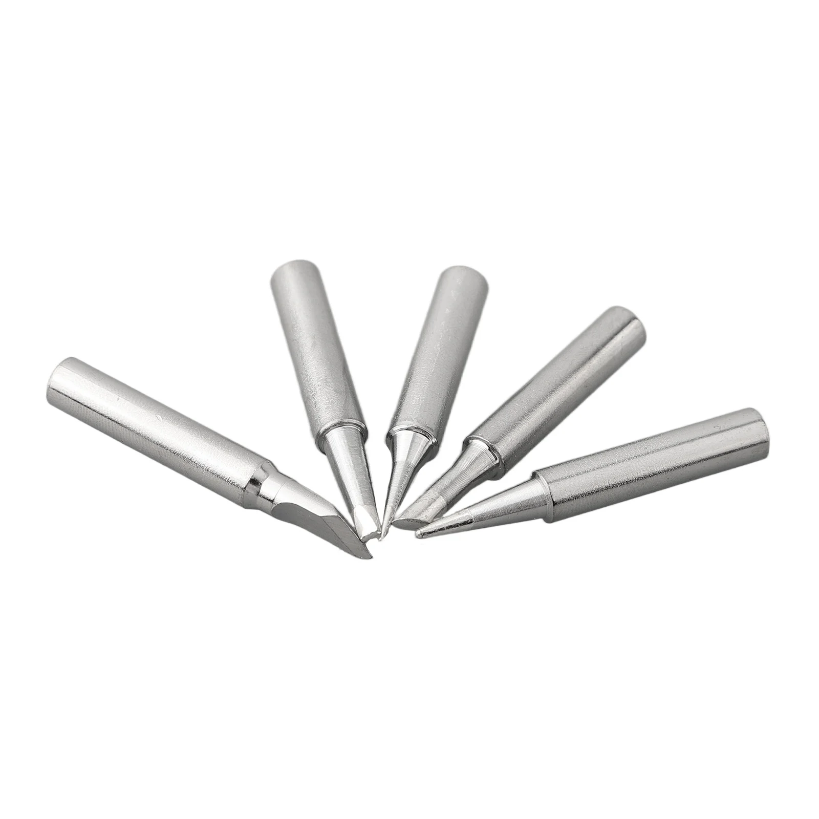 

5pcs 900M-T Pure Copper Electric Soldering Iron Tips Lead-free Welding Tools 900M-T-4C/900M-T-2.4D/900M-T-B Welding Accessories