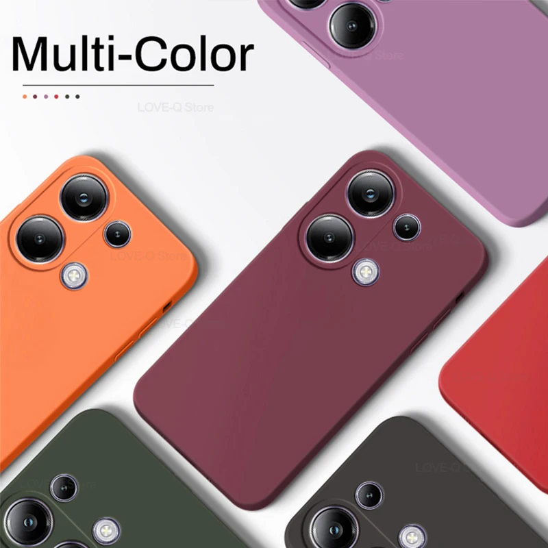 Silicone Solid Color Fall and Collision Protection Phone Case