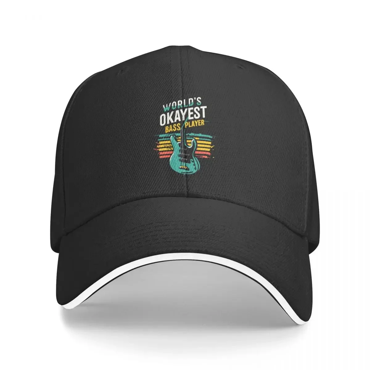 

Worlds Okayest Bass Player Baseball Cap Rugby Anime Ladies Men's