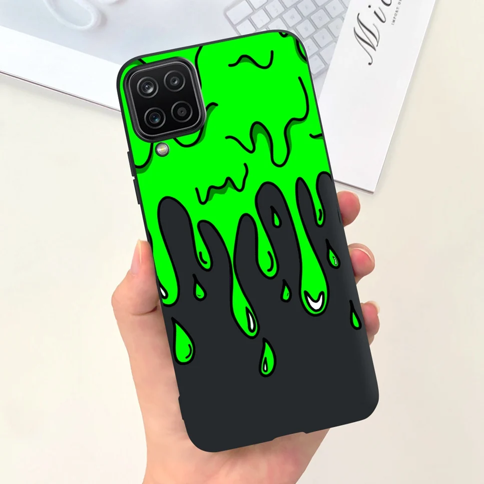 NEW Design For Samsung Galaxy A12 Case Silicone TPU Back Cover For Samsung A12 M12 F12 Galaxy M12 India  Funda Couqe Bumper