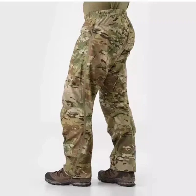 Waterproof Hardshell Tactical Pants Men Full Zip Multicam Camouflage Combat Trousers Outdoor Thin Mountain Climbing Hiking Pants tactical pants,soft shell pants