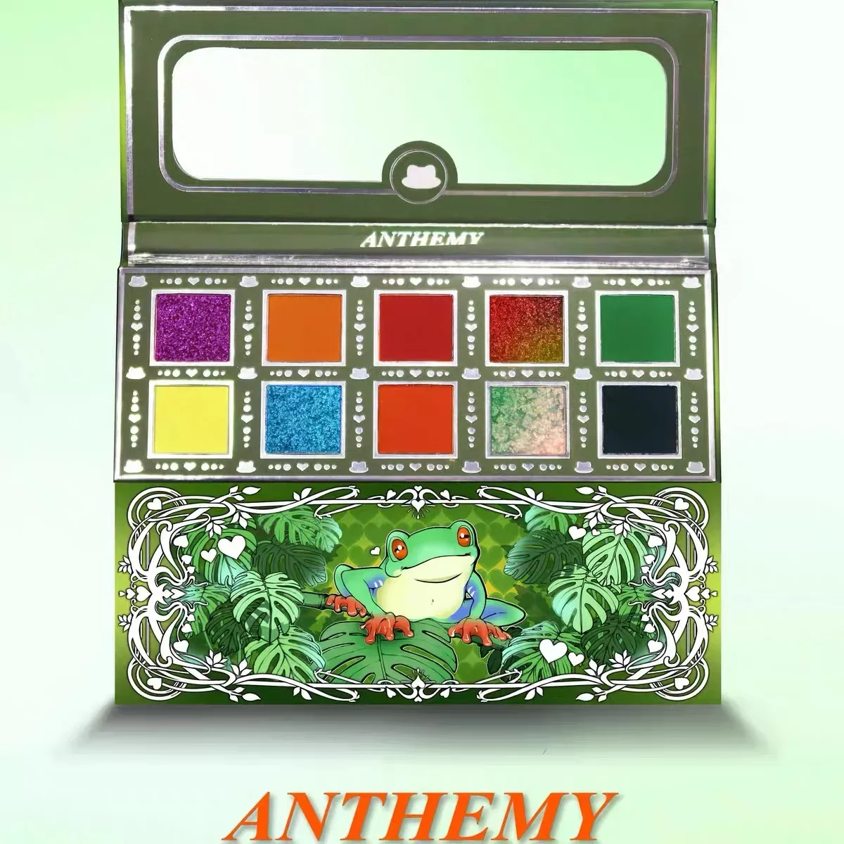 Anthemy 10 Colors Scale Chameleon Eyeshadow Palette Matte Glitter Waterproof Long Lasting Cosmetics  Women Eye MakeUp Pallet 3
