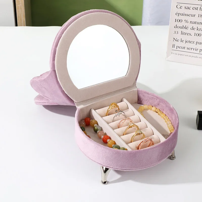 Pink Sofa Shape Jewelry Box for Fashion Jewellery Store Showcase Holder Organizer