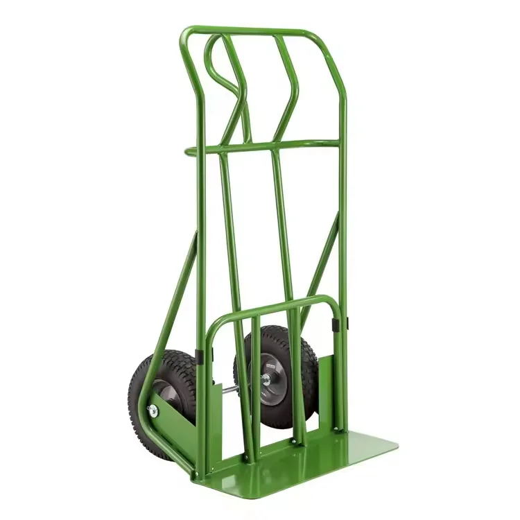 Heavy appliance pneumatic wheel hand truck and trolleys, steel portable