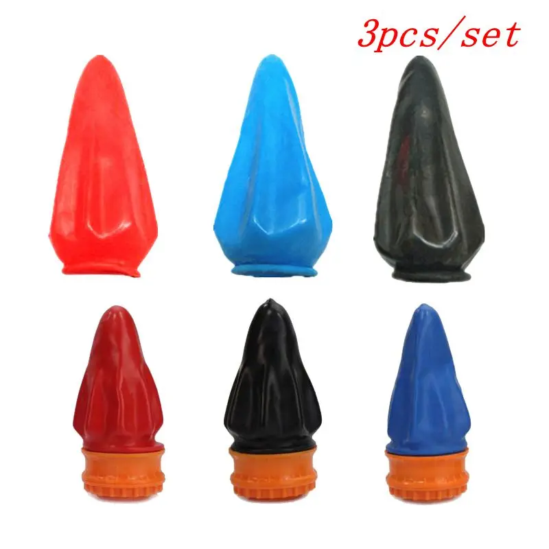 3PC/Set 13cm Outdoor Slingshot Cup Soft Elastic Latex Pocket Shot Game Shooting Target Hunting Entertainment Tactical Pouch Gear