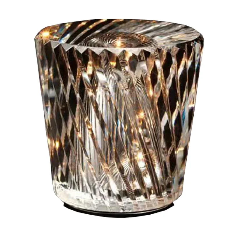 USB Crystal lamp diamond LED rechargeable restaurant bar table lamp bedroom bedside decoration atmosphere table light