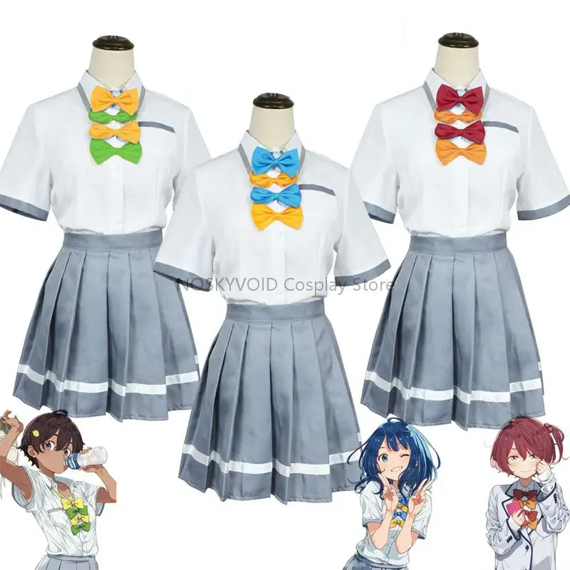 

Большое количество потеряющихся героев Toooooo! Yanami Anna костюмы для косплея Yakishio Remon школьная форма Komari Chika JK Униформа юбки аниме