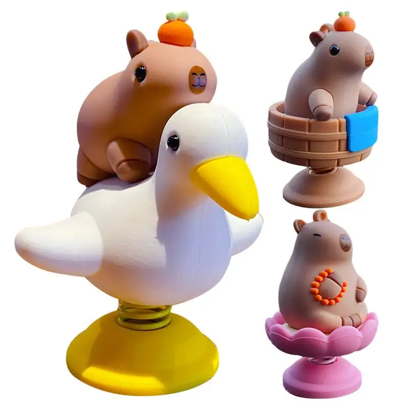 

Capybara Car Decor Creative Desktop Decorations shaking capybara car Ornament Capybara Decoration Gift Cute Animal Car Decor