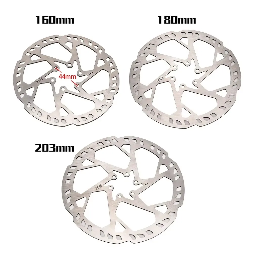 2.3mm Thicken MTB E-Bike Disc Brake Rotor Stainless Steel 140mm-220mm 6 Bolts Hub Mount Bike Parts