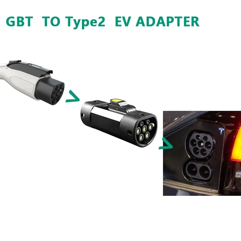 GBT to Type 2 EV Adaptor IEC 62196 To GB China Standard Cars Charge Converter Adapter 32A Pass CE Certification,ev charging adapter