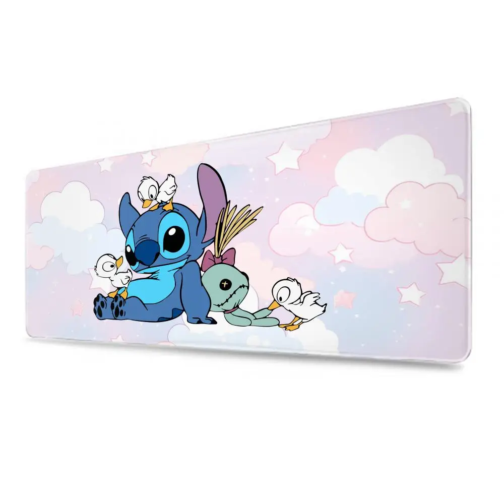 Large Kawaii Stitch Anime Mouse Pad - Non-Slip Gaming Desk Mat