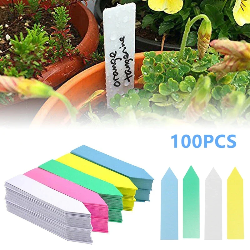 

100 шт., водонепроницаемые этикетки для садовых растений