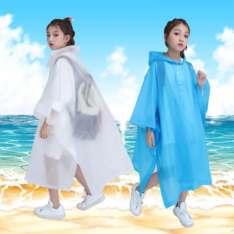 

Children's Raincoat Travel Light Fashion Cloak Raincoat Boys and Girls Student Raincoat Electric Bicycle Raincoat