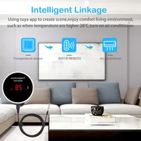 Haozee Tuya Smart WIFI Thermometer With External Temperature Probe USB Charge or Rechargable Battery - Image 5