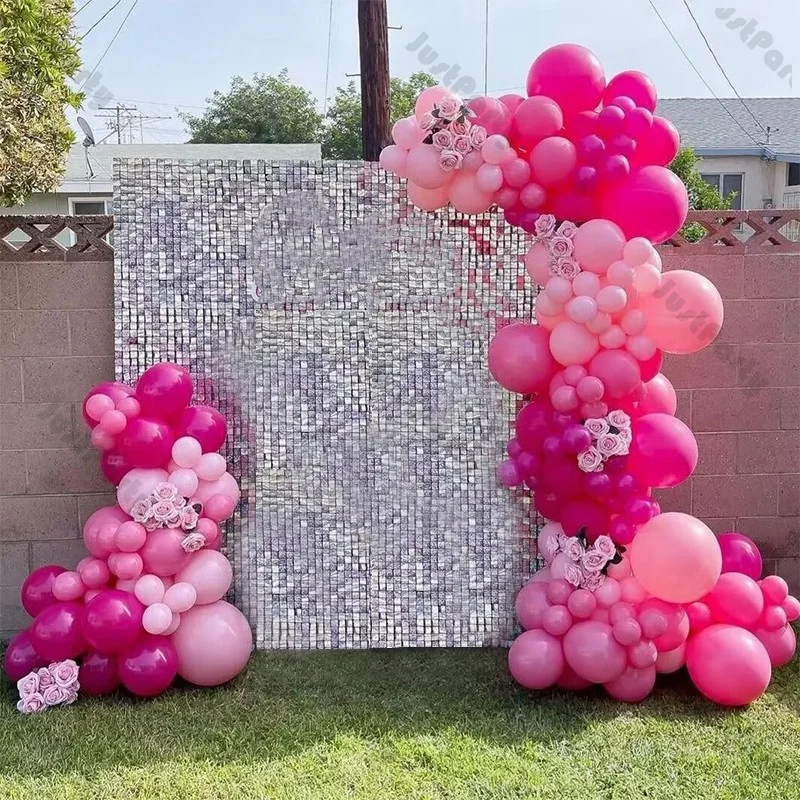 

135 шт., розовые воздушные шары