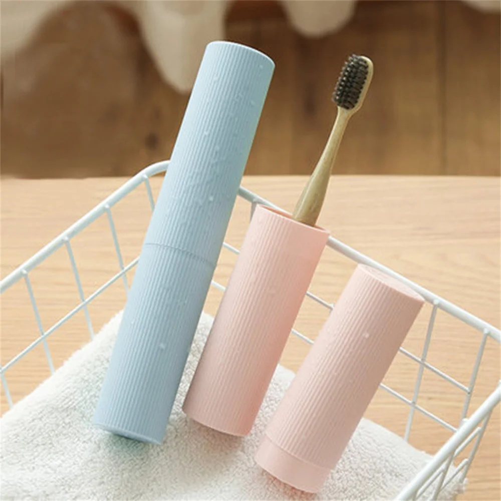 New Portable Toothbrush Box Travel Washing Case Tooth Cleaning Storage Container Cover Outdoor Organizer storage box organizer