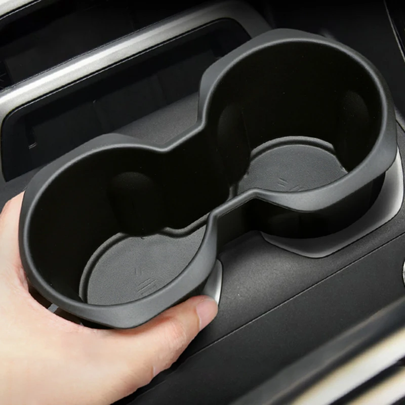 

For BMW X1 U11 2023+ Car TPE Material Padding Water Cup Holder Storage Box Anti-slip Pad Fixed Beverage Holder Auto Accessories